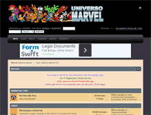 Tablet Screenshot of foro.universomarvel.com